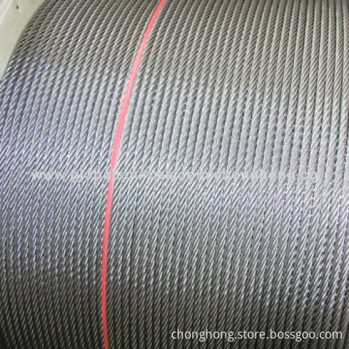 Stainless Steel Wire Rope, AISI304 or AISI316, for Fishing, 1x3, 3x7, 7x7